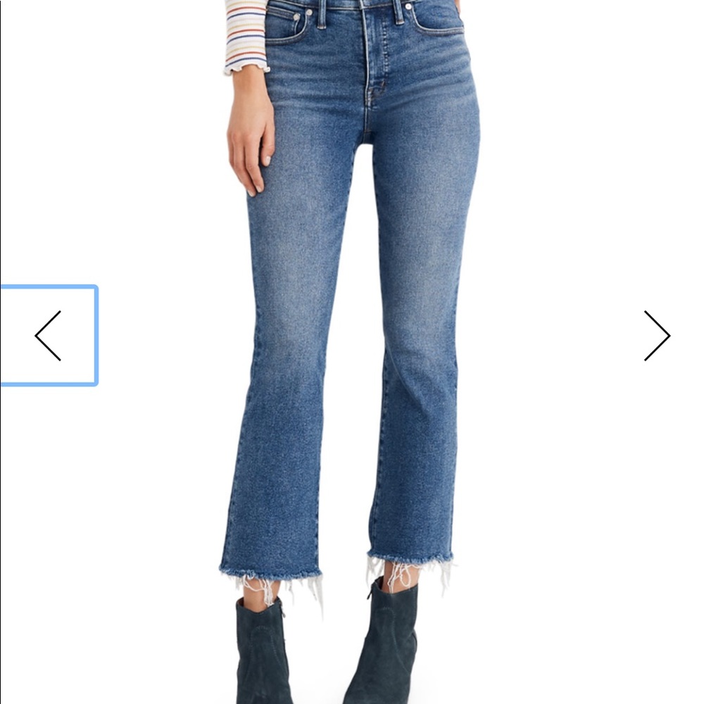 Madewell highrise bootcut jeans